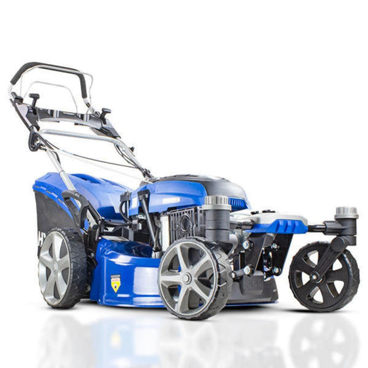 Hyundai HYM510SPEZ 51cm Self-Propelled Petrol Lawnmower, Electric Start, 70L Collector & Mulching