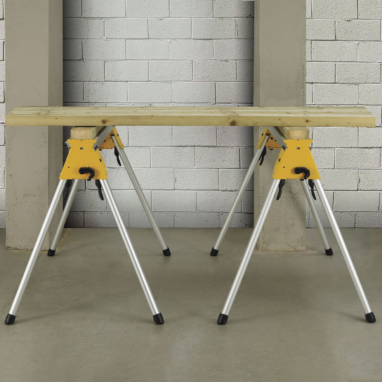 Dewalt DE7035 Heavy-Duty Work Support Stand Sawhorse Twin Pack
