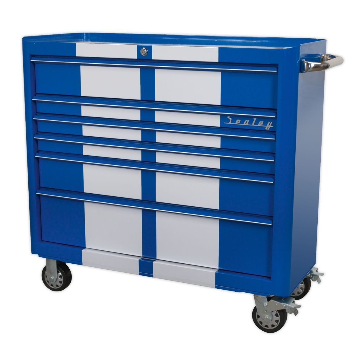Sealey AP41206BWS Rollcab 6 Drawer Wide Retro Style