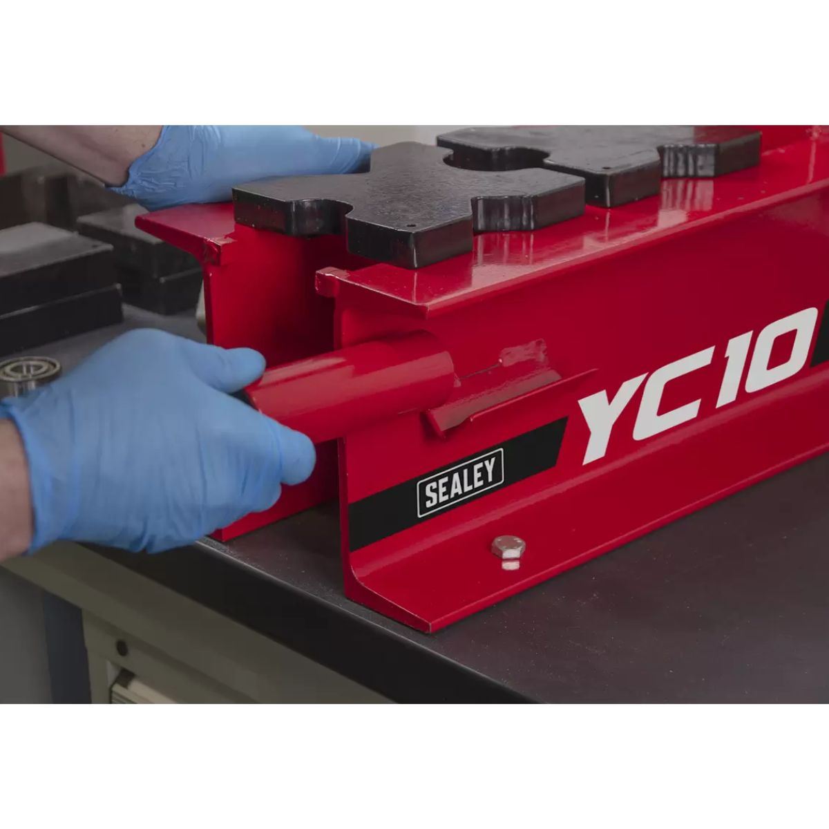 Sealey YC10B Hydraulic Press 10 Tonne Bench 'C' Type