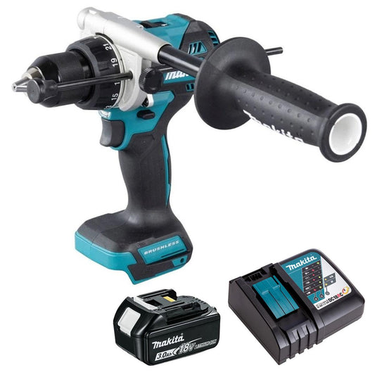 Makita DHP492Z 18V LXT Brushless Combi Drill with 1 x 3.0Ah Battery & Charger