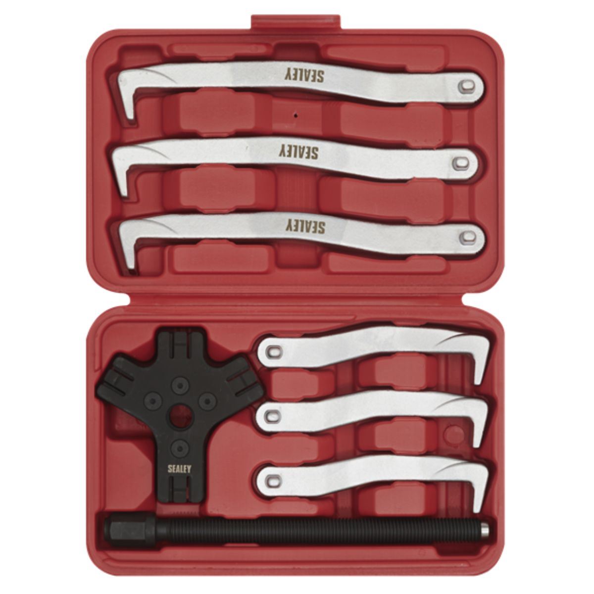 Sealey VS83 Fast Action Twin/Triple Leg Reversible Puller 8pc Set