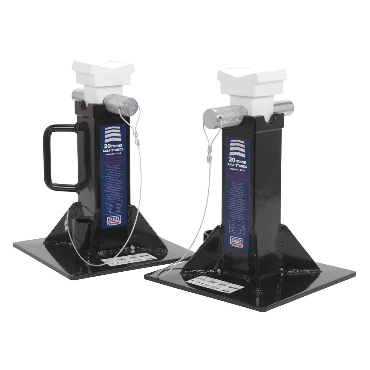 Sealey AS20 Axle Stands 20 Tonne (Pair)