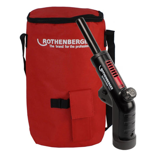 Rothenberger Quickfire Pro Series Cool Tip Burner Blow Torch with Hot Tool Bag
