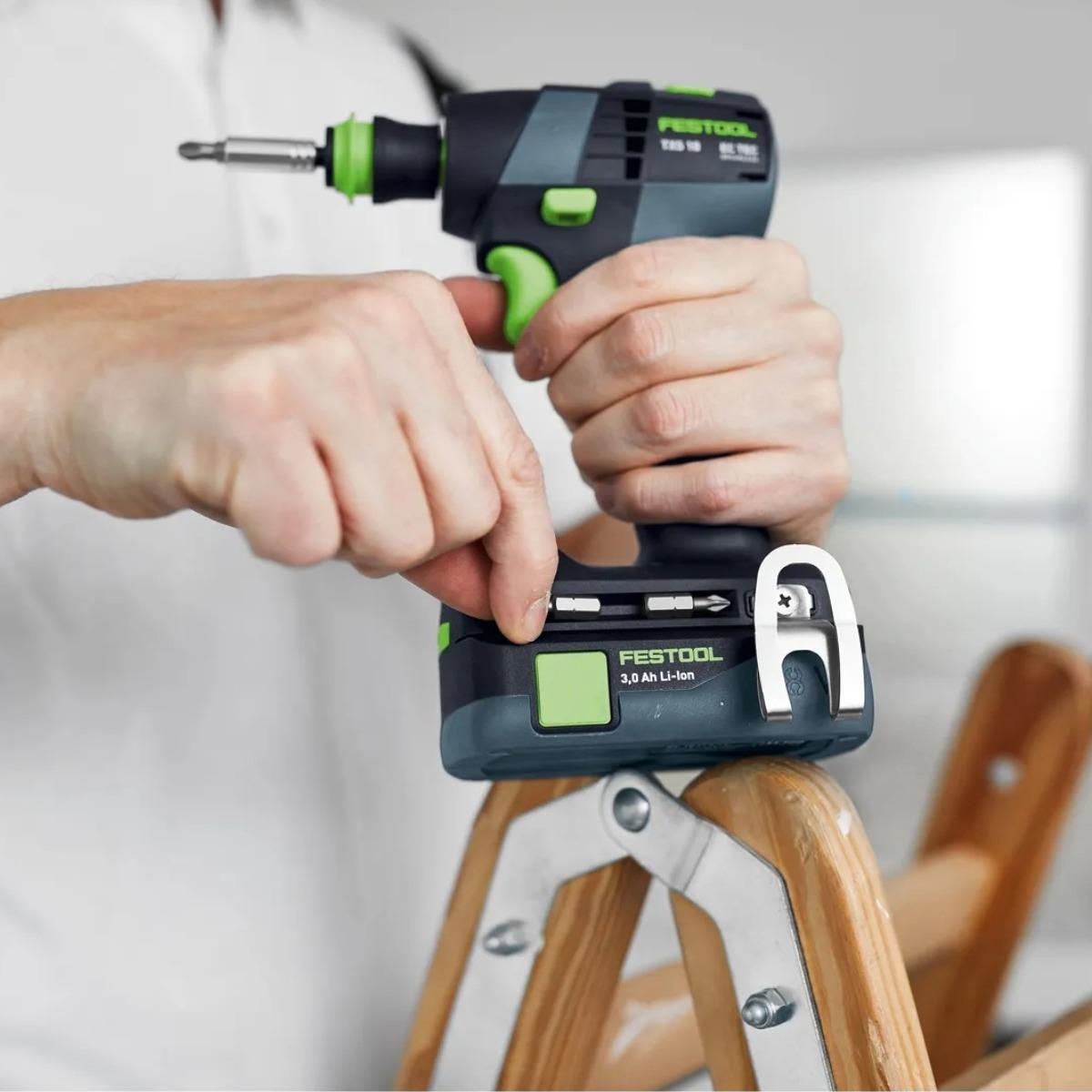 Festool TXS 18 TBX4,0 I-Set 18V Brushless Drill Driver with 2 x 4.0Ah Battery & Charger in Systainer - 579351