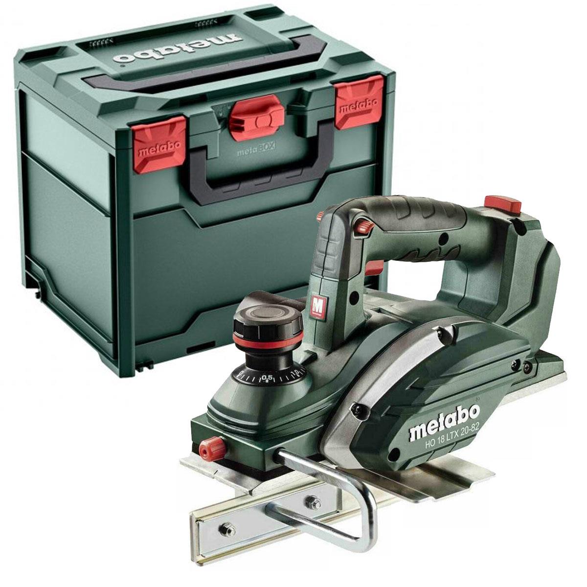 Metabo HO 18 LTX 20-82 18V Cordless Planer with 1 x 4.0Ah Battery Charger & Metabox