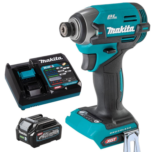 Makita TD003GZ 40V Brushless Impact Driver With 1 x 2.5Ah Battery & Charger