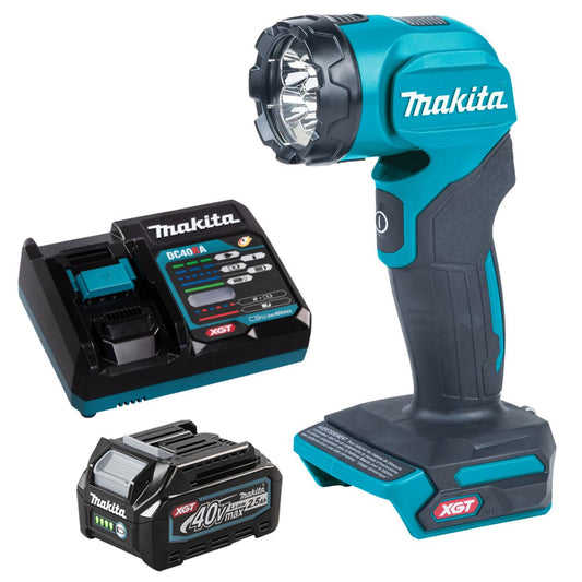 Makita ML001G 40V LED Flashlight Torch With 1 x 2.5Ah Battery & Charger