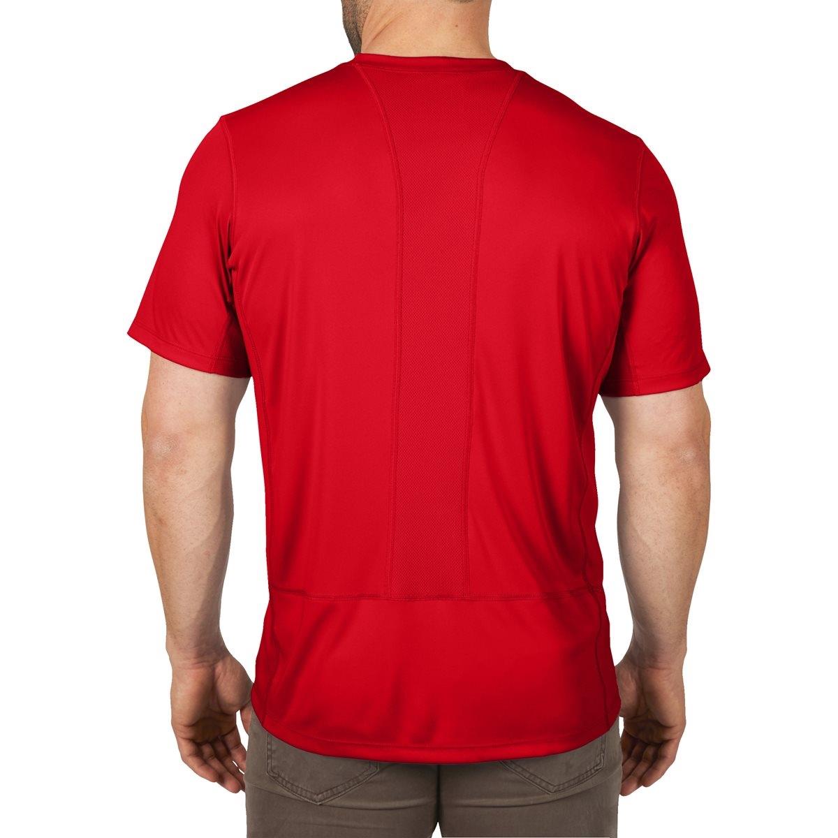 Milwaukee Red 100% Polyester Short Sleeve T-Shirt Size L 4932483070