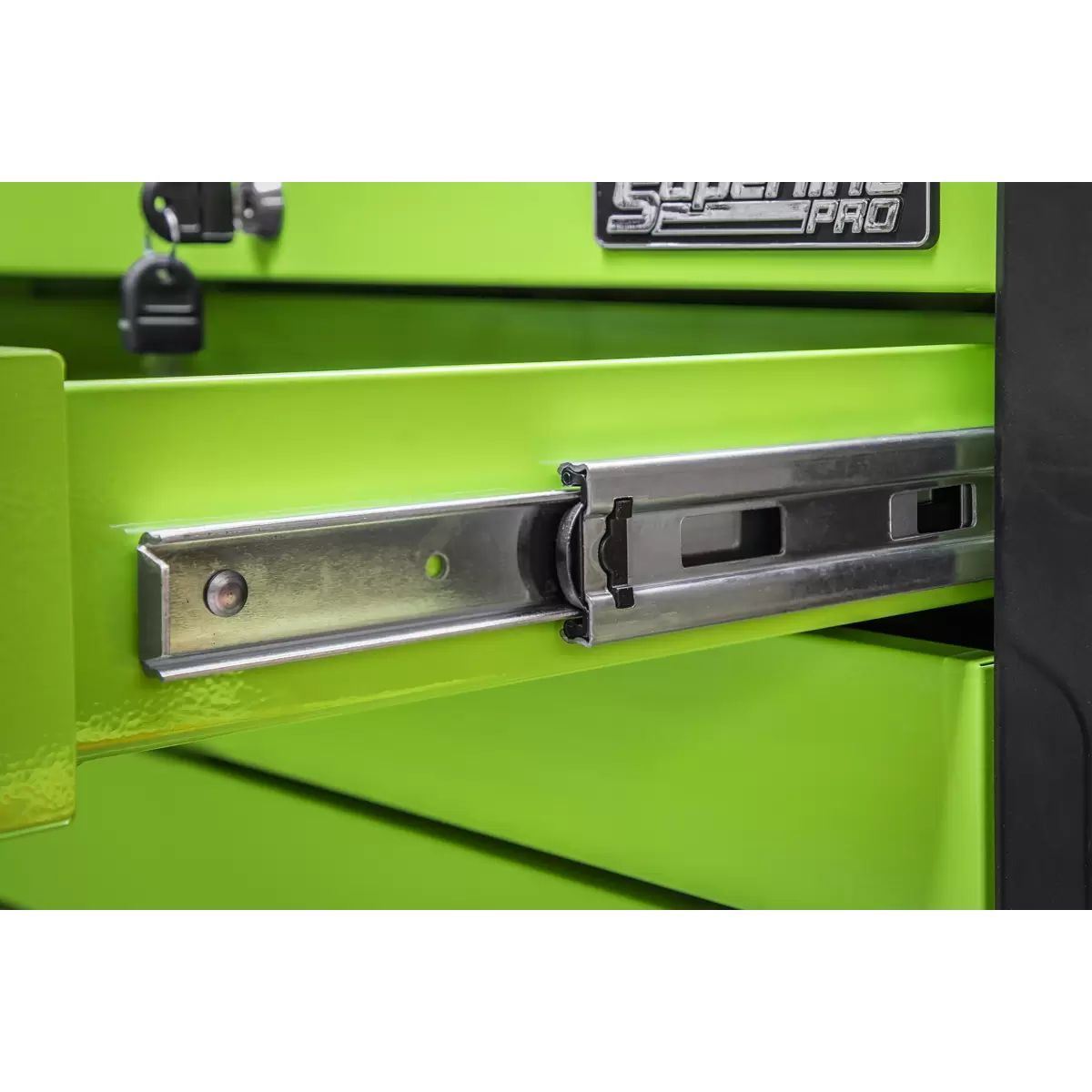 Sealey APPD4G 4 Drawer Push-to-Open Top chest Green