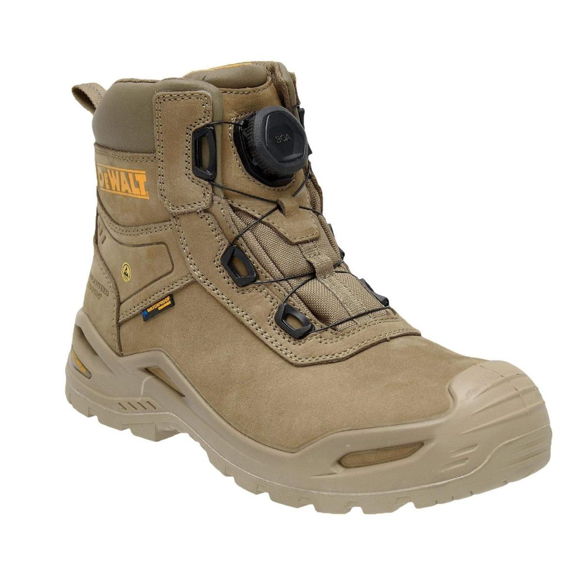 Dewalt Lander BOA Lightweight Safety Boots Stone - Size 10