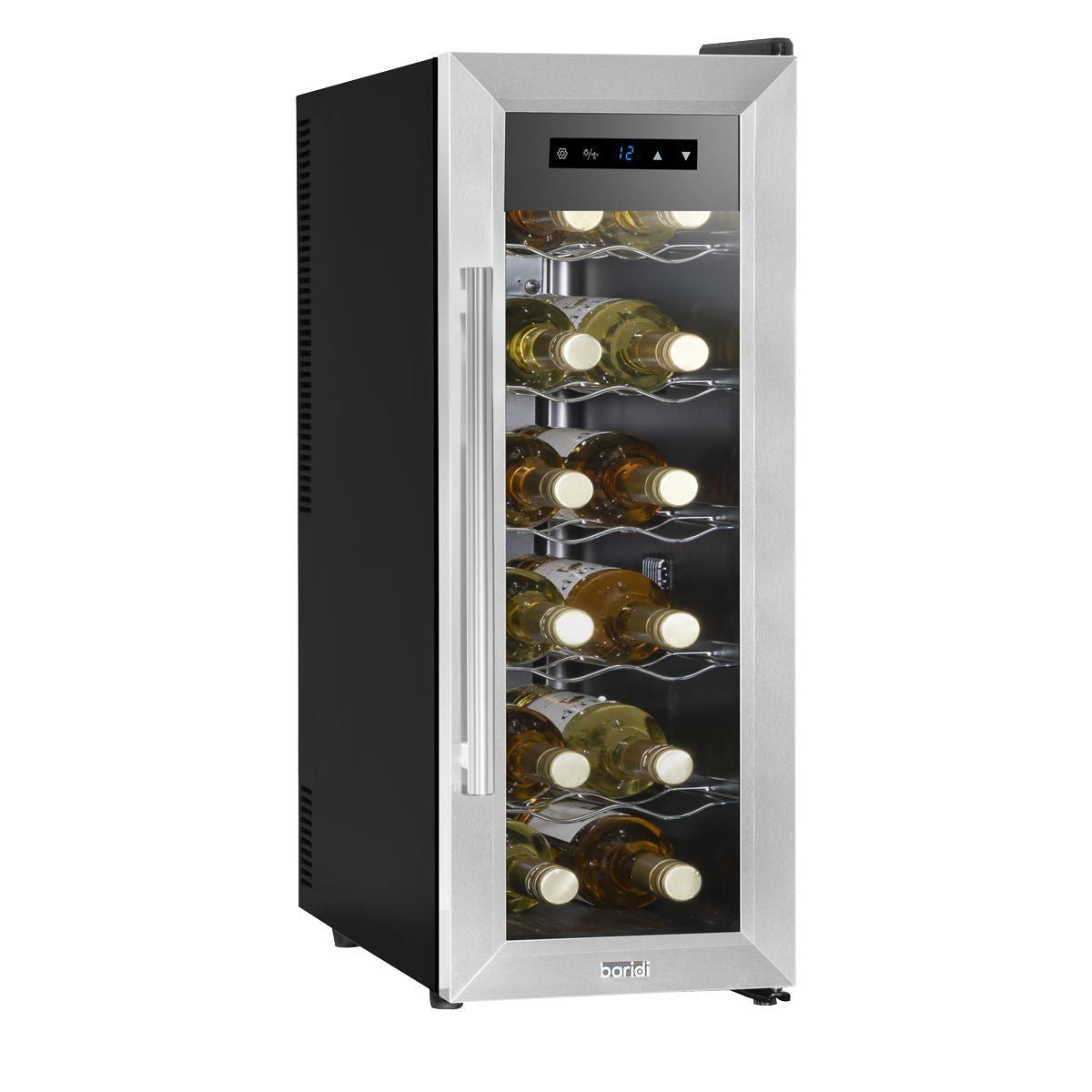 Sealey DH74 Baridi 12 Bottle Fridge & Cooler 38L Stainless Steel 230V/55W