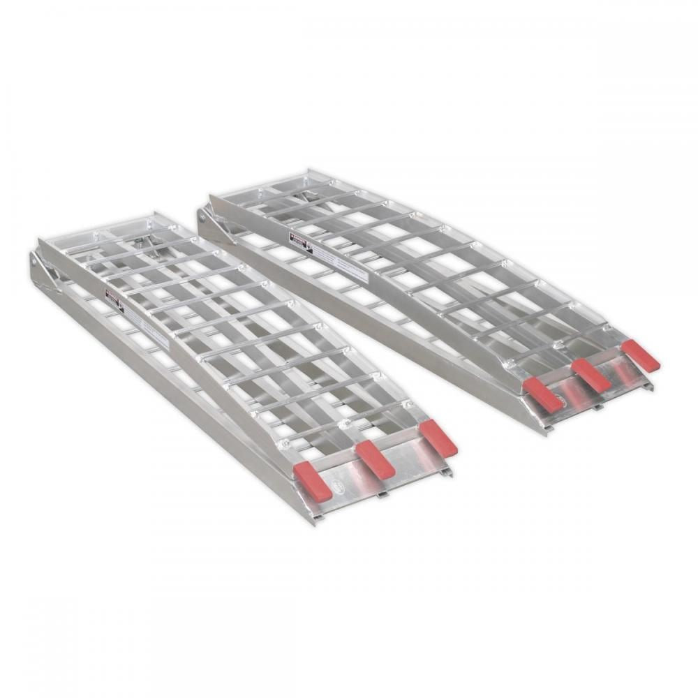 Sealey LR680 Aluminium Loading Ramps 680kg Capacity per Pair