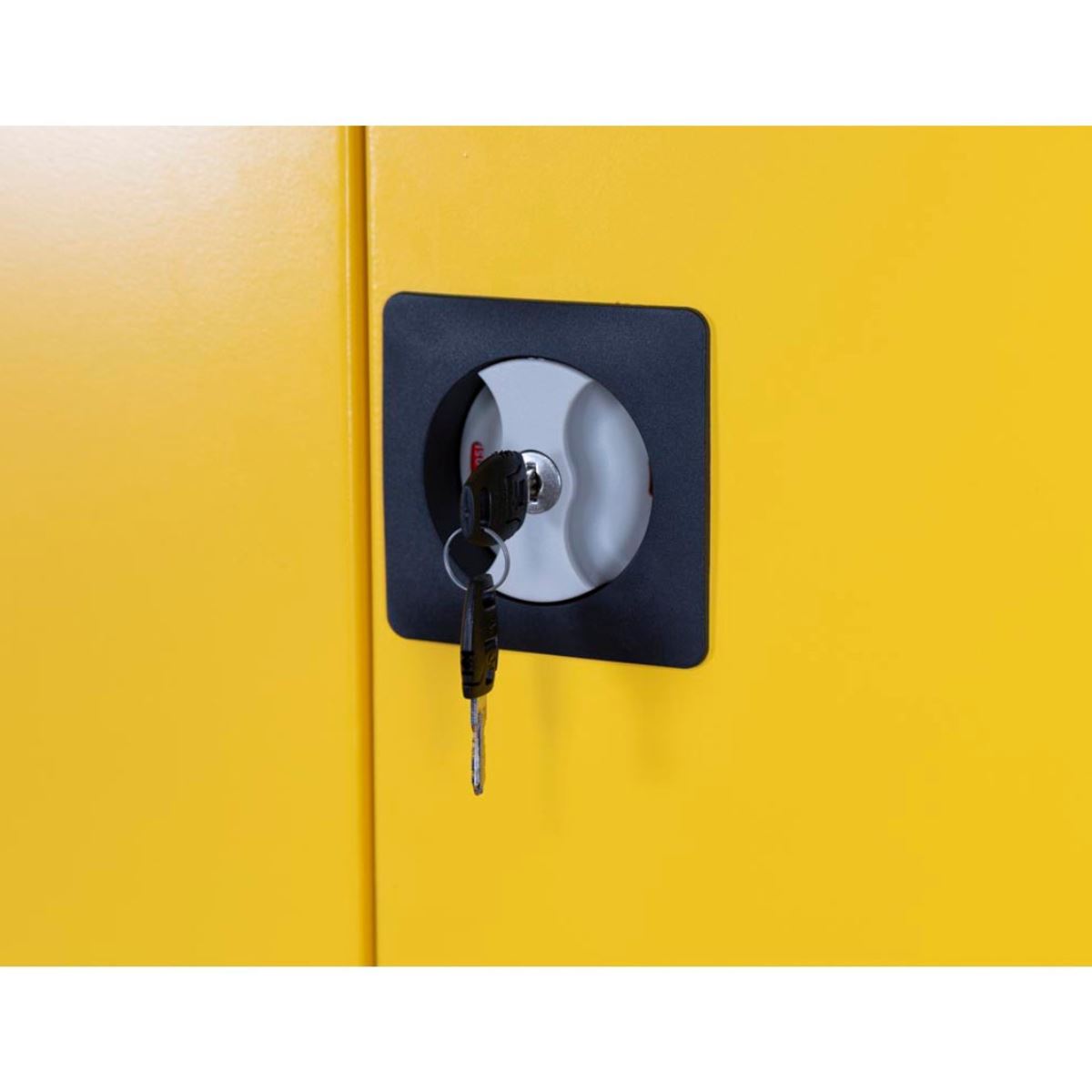 Armorgard HMC1 Safestor Hazardous Mobile Cupboard 900mm x 480mm x 810mm Secure Storage for Materials