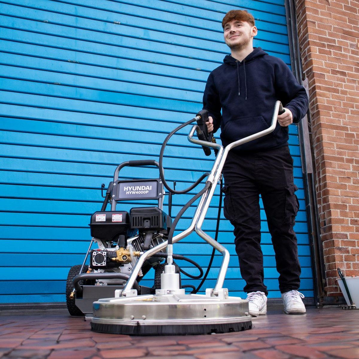 Hyundai HYW4000P Petrol Pressure Washer 420cc Engine, 15L/Min Flow & AR Pump for Powerful Cleaning
