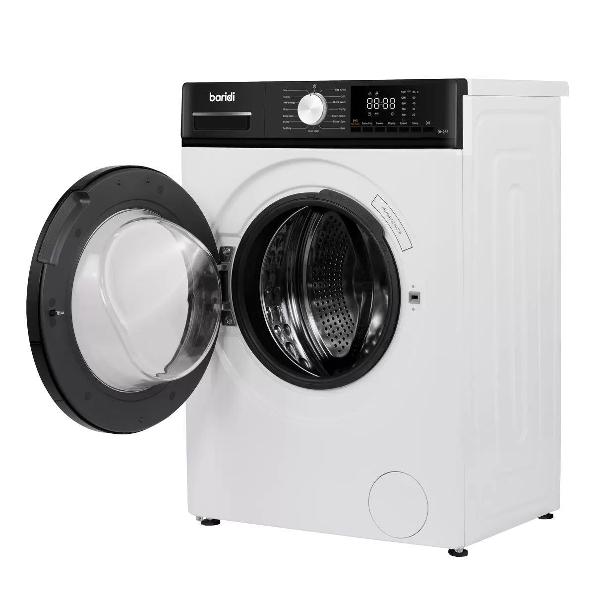Sealey DH263 Baridi 8/5kg Washer Dryer, Front Loading 1400rpm White 240V
