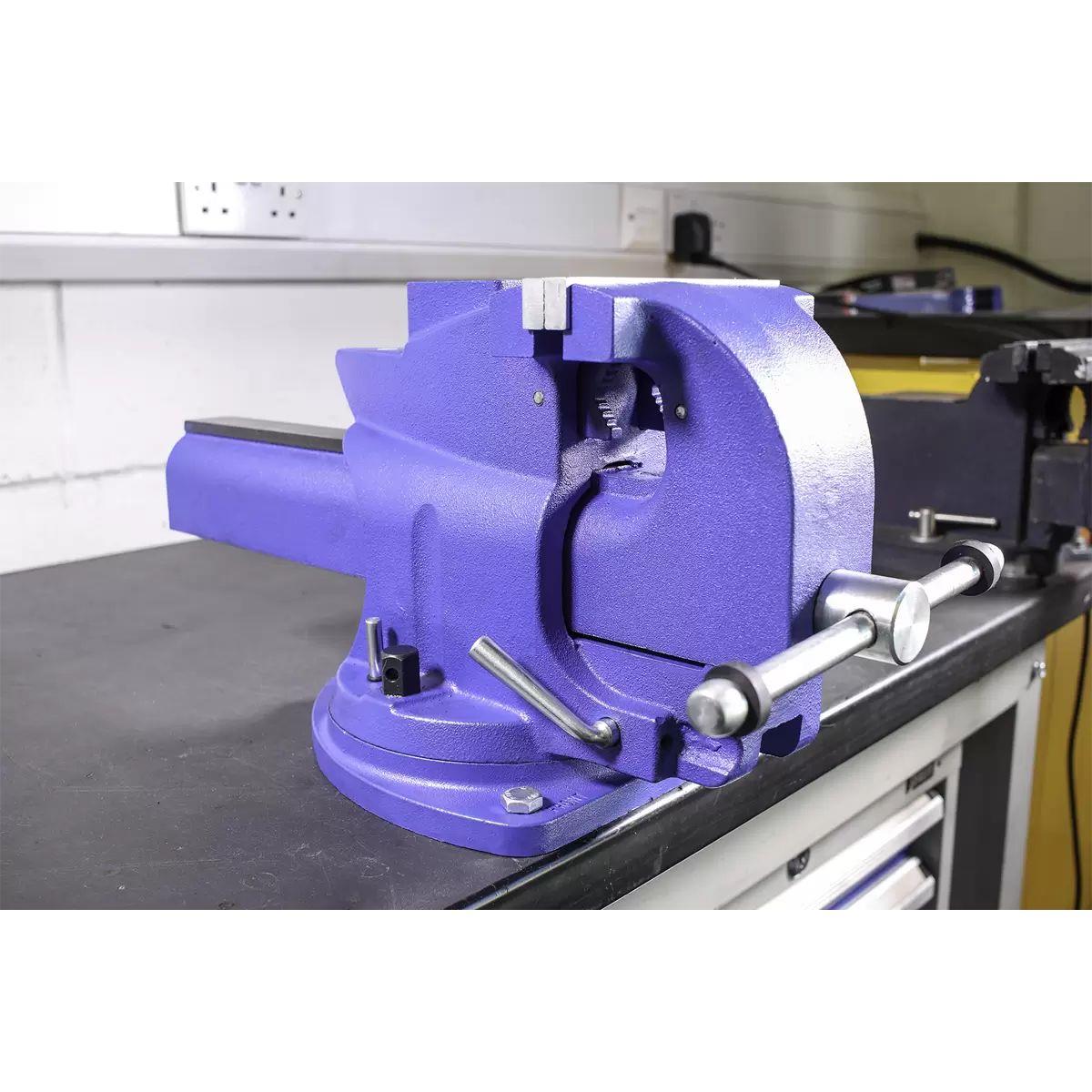 Sealey QAV150 Quick Action Cast Iron Vice with Swivel Base 150mm