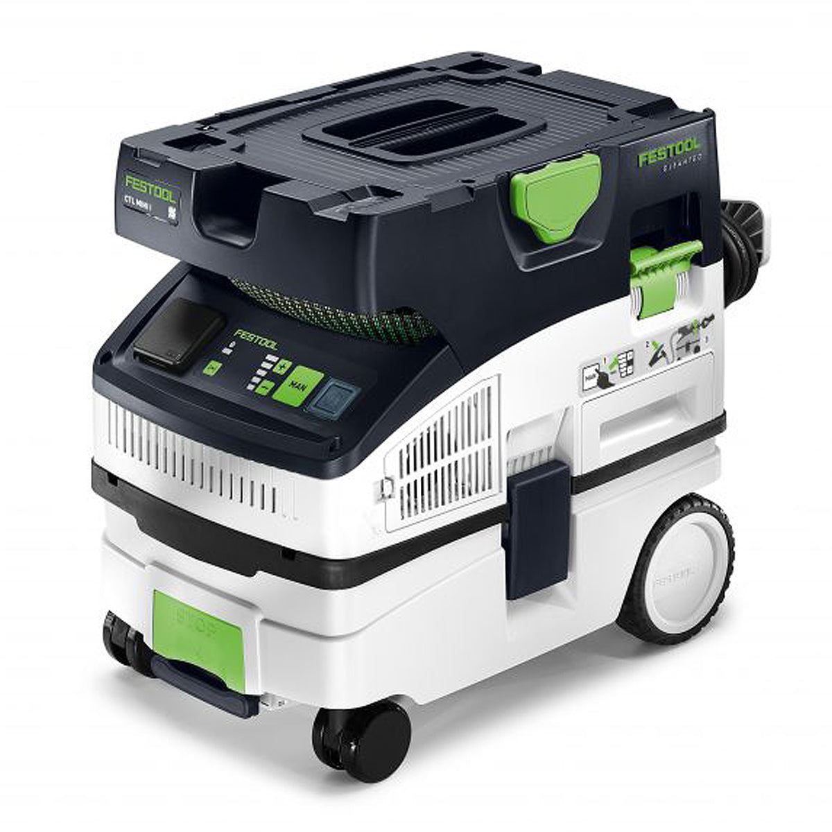 Festool TS 55 FEBQ-Plus 230V GB 160mm Plunge-Cut Saw - 576706 With Guide Rail Kit Set 577932 & Dust Extractor 578315