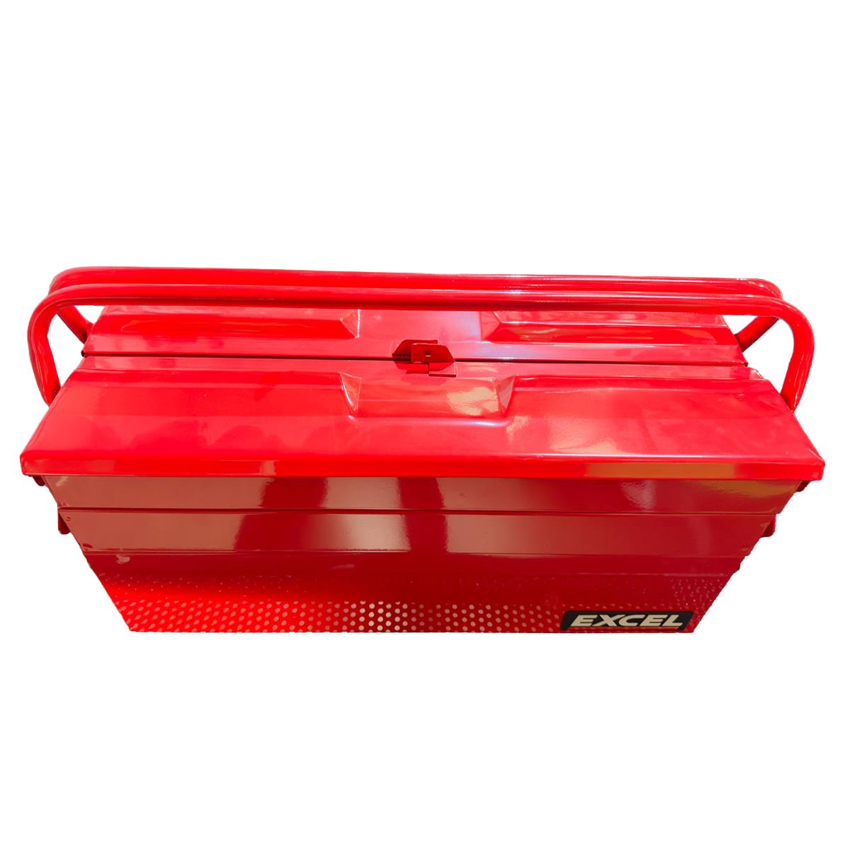 Excel 5 Tray Cantilever Metal Tool Box Organiser Storage Red Item Condition Box Opened Never Used