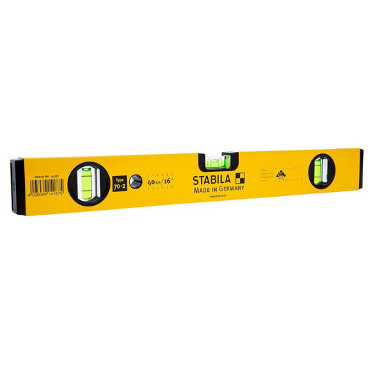 Stabila STB70224 70-2 600mm/24" Double Plumb Box Section Spirit Level - 02324