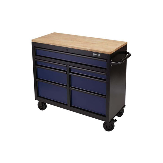 Draper B100-41B BUNKER 41" Workbench Roller Tool Cabinet 7 Drawer Blue 08222