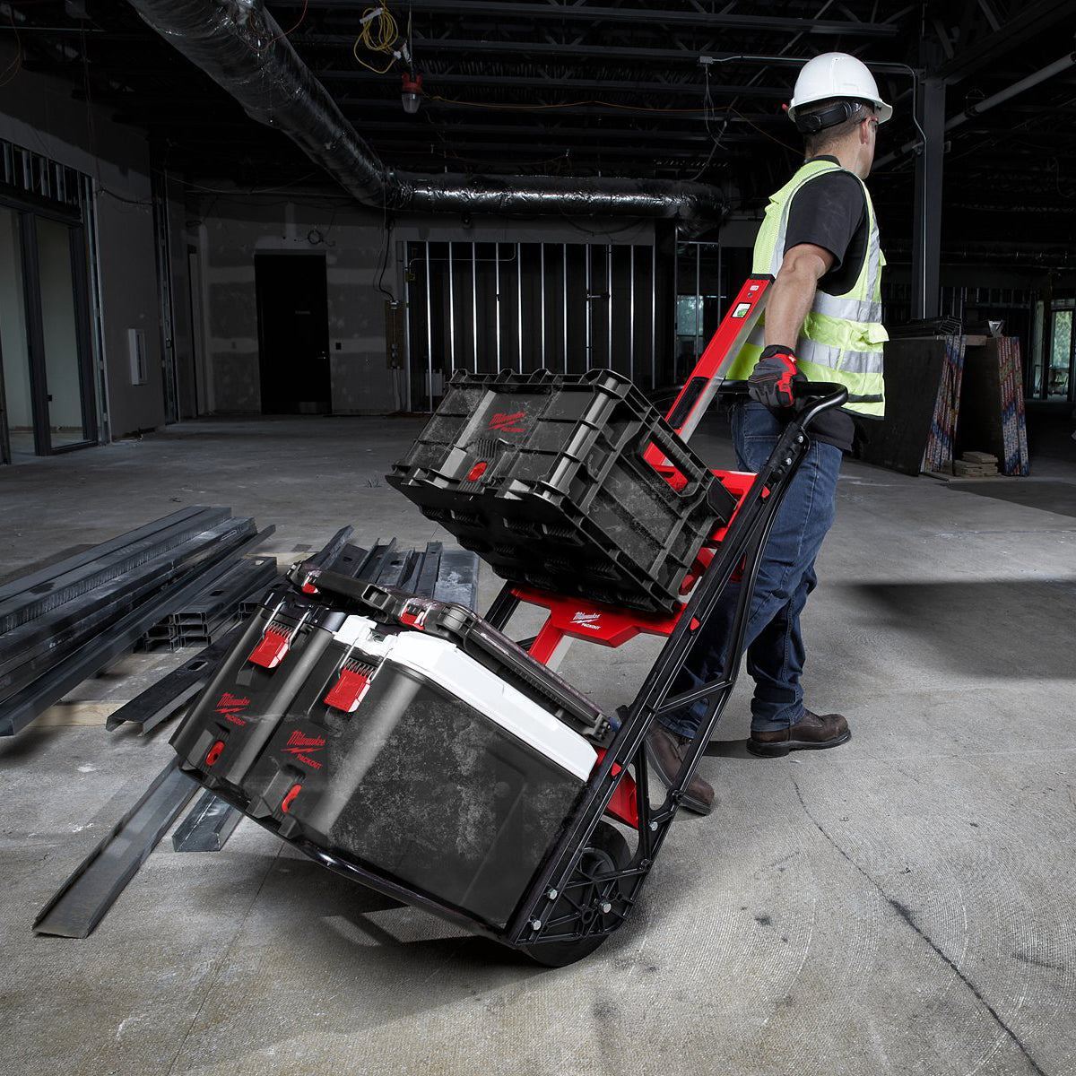 Milwaukee Packout 2 Wheeled Cart with 22