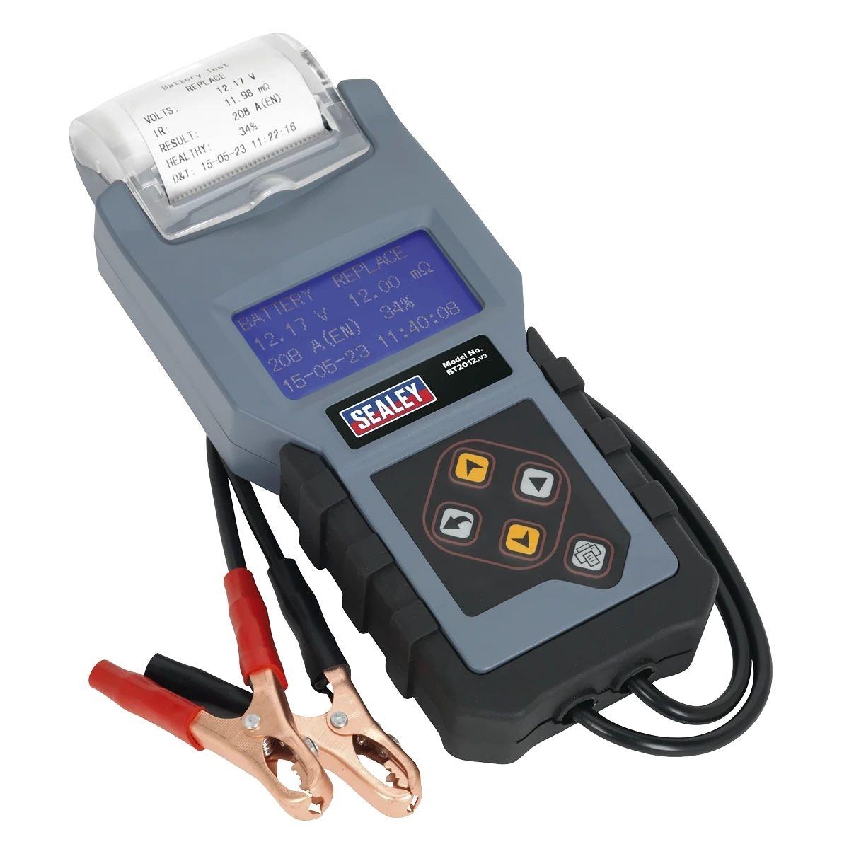 Sealey BT2012 12V Digital Battery & Alternator Tester with Printer