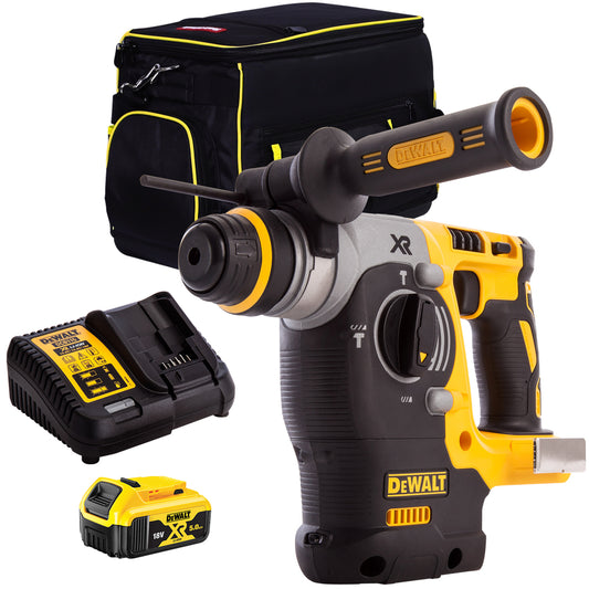 DeWalt DCH273N 18V Brushless SDS+ Rotary Hammer Drill with 1 x 5.0Ah Battery & Charger in Bag