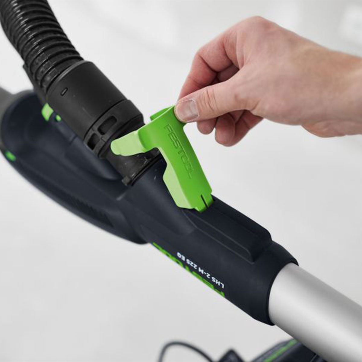 Festool PLANEX LHS 2-M 225 EQ 230V GB Brushless Long-Reach Sander With Carrying Bag - 577357 Item Condition Damaged Box