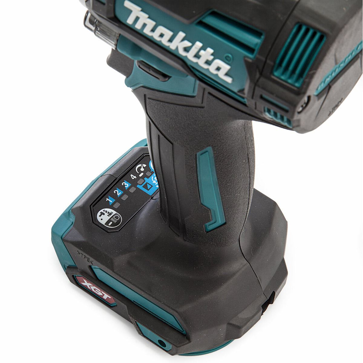 Makita TW004GZ 40V Brushless Impact Wrench With 1 x 5.0Ah Battery Charger & 9 Piece Socket Set