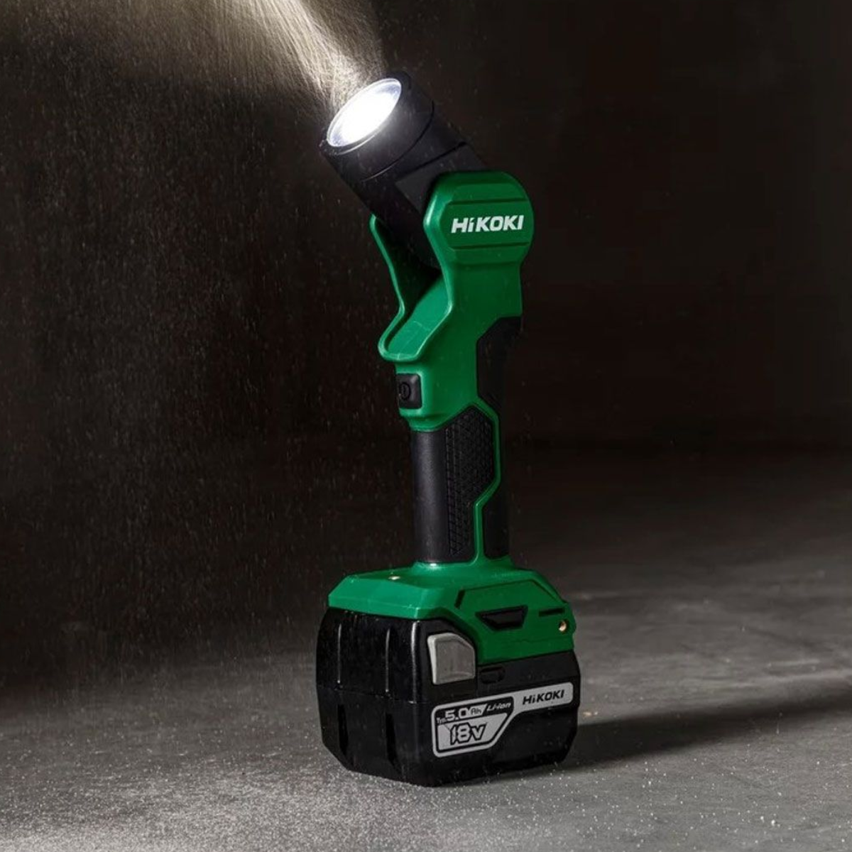 HiKOKI UB18DEW4Z 18V Cordless LED Swivel Torch With 1 x 5.0Ah Battery & Charger