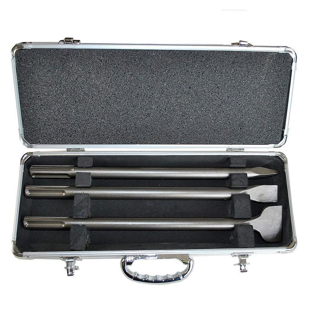 Makita HM0871C/1 SDS-MAX AVT Demolition Hammer 110V With 3 Piece Chisel Set
