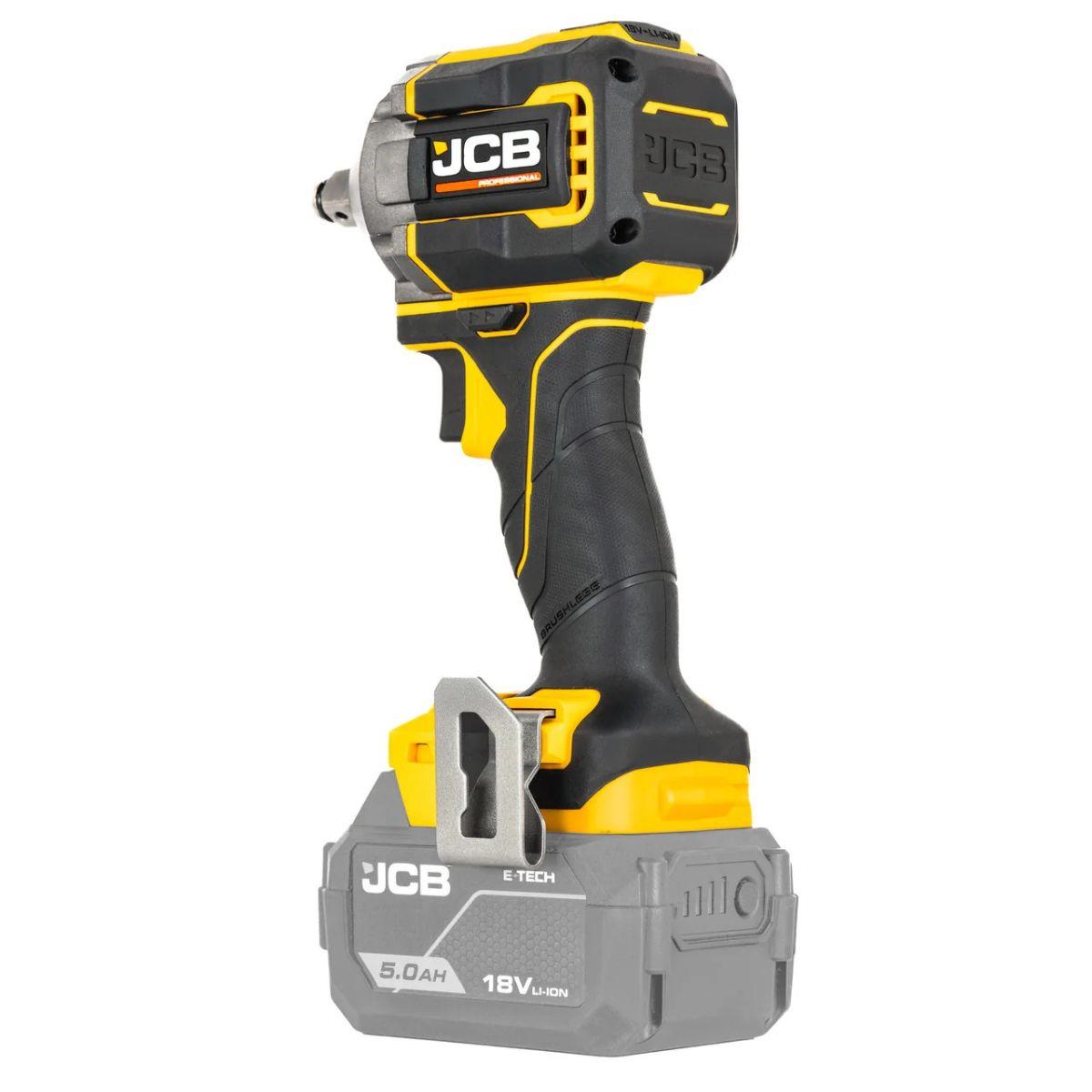 JCB-18PIW-350 18V 1/2 Inch Impact Wrench 350Nm Nut-Busting Torque Body Only