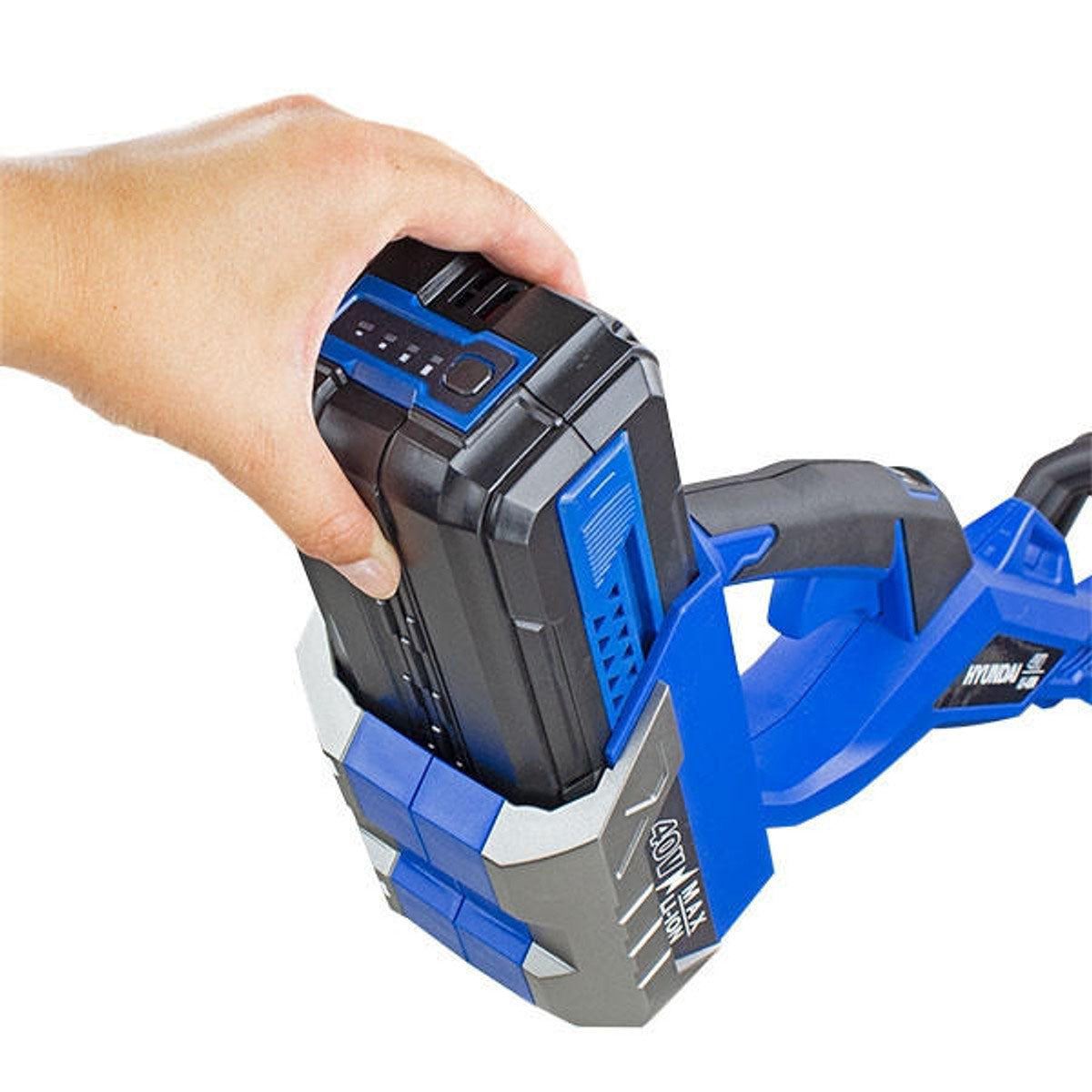 Hyundai HYTR40Li 40V Cordless Grass Trimmer 2.5Ah Li-ion Battery and Charger 33cm Cutting Width