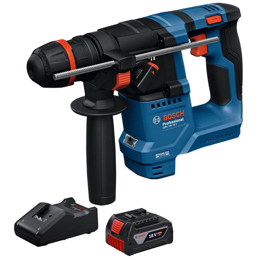 Bosch GBH 18V-18 X Brushless 18V SDS+ Rotary Hammer Drill with 1 x 5.0Ah Battery & Charger