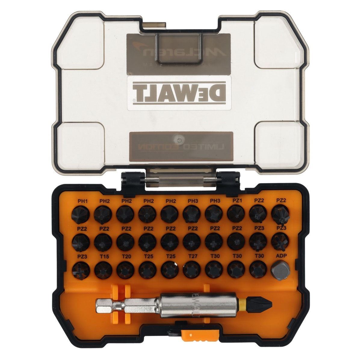 Dewalt DT70901T-QZ 32 Piece McLaren F1 FLEXTORQ Screwdriving Bit Set