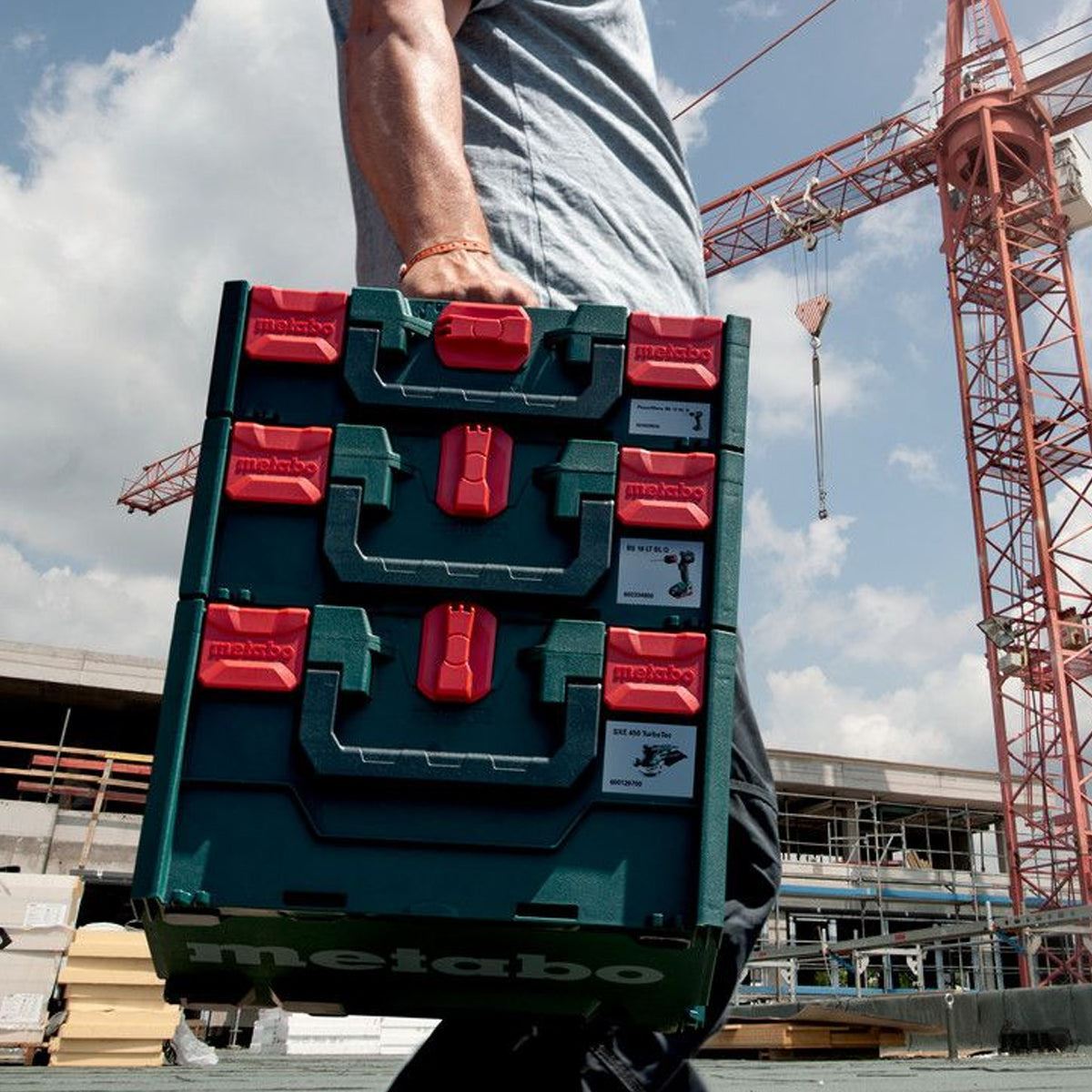 Metabo MetaBOX 145 Stackable Empty Carry Case 626883000 Item Condition Damaged Box
