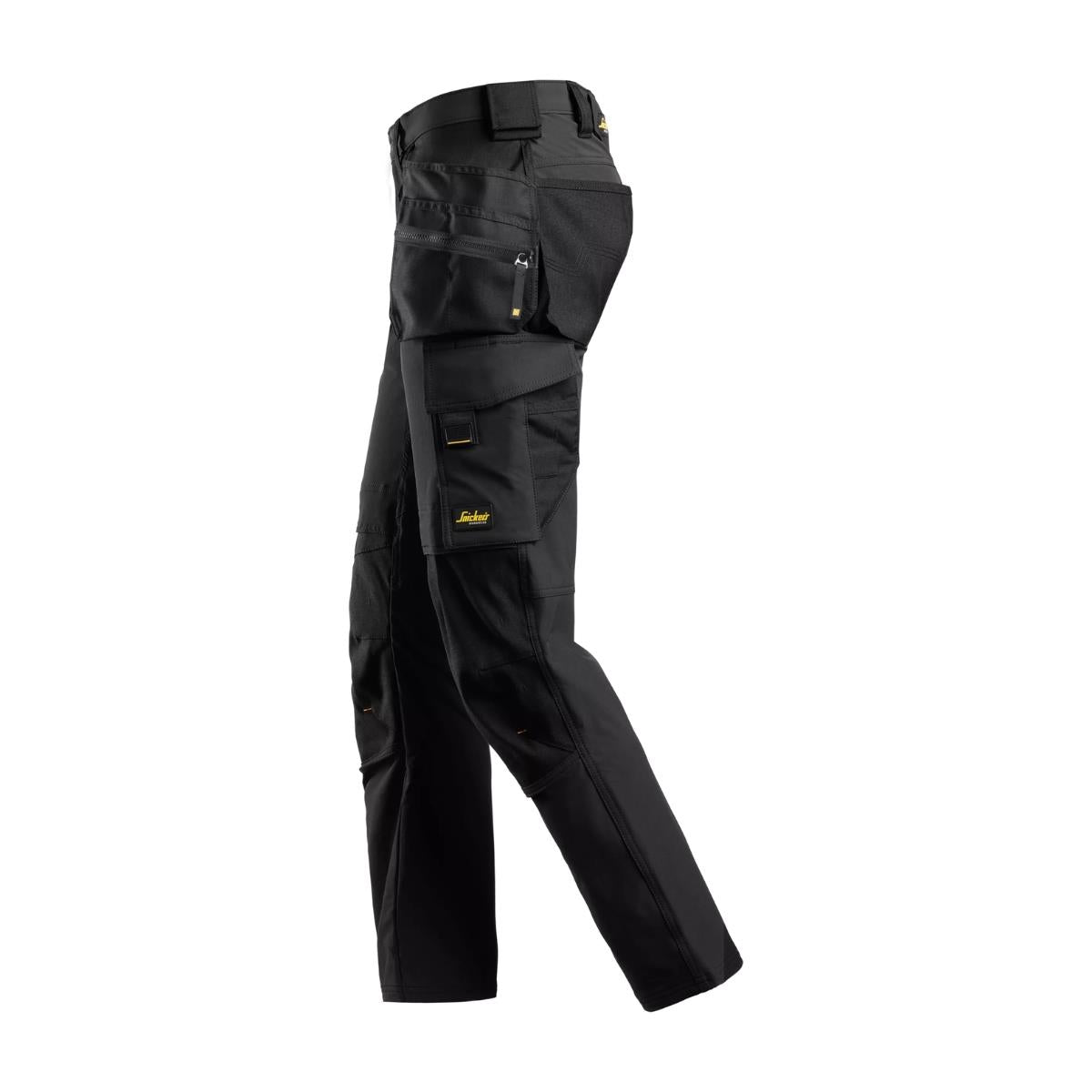 Snickers AllroundWork Full Stretch Trousers with Holster Pockets Black - 32