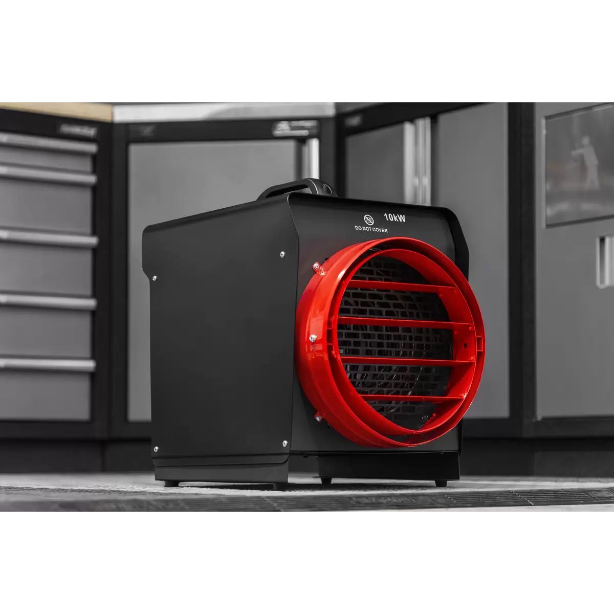 Sealey DEH10001 Industrial Fan Heater with Ducting 415V/10KW