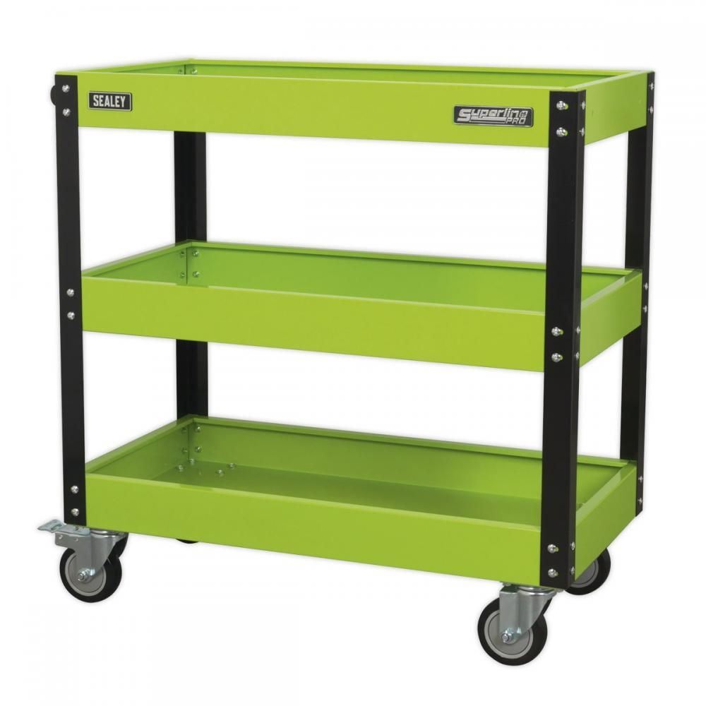 Sealey CX110HV Workshop Trolley 3-Level