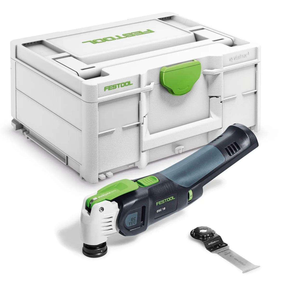 Festool OSC 18 E-Basic 18V Brushless Oscillating Multi-Tool Body Only with Systainer - 577238