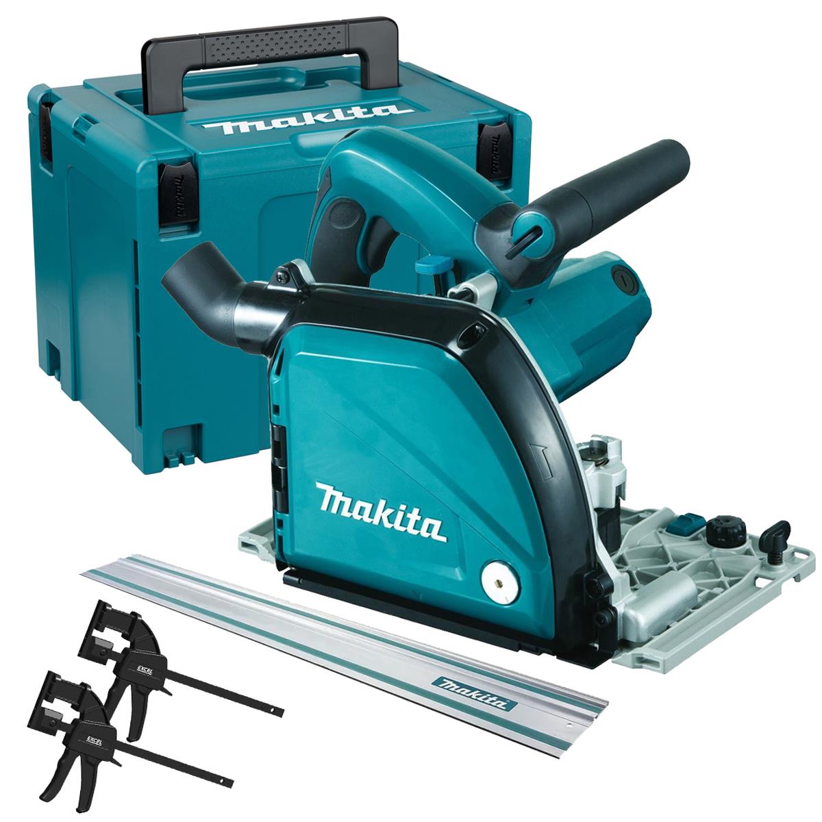 Makita CA5000XJ/2 Aluminium Groove Cutter In Case 240V With 1 x 3m Guide Rail & Clamp