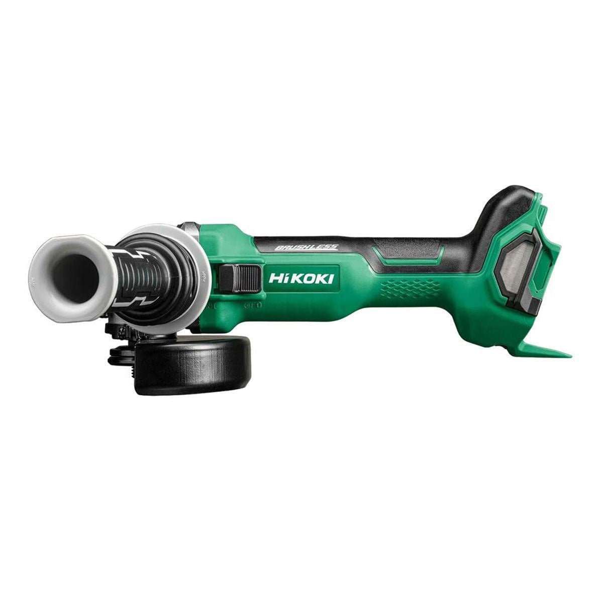 Hikoki G1812DAW4Z 18V Brushless 115mm Angle Grinder with 1 x 2.5Ah/5.0Ah Battery Charger & Bag