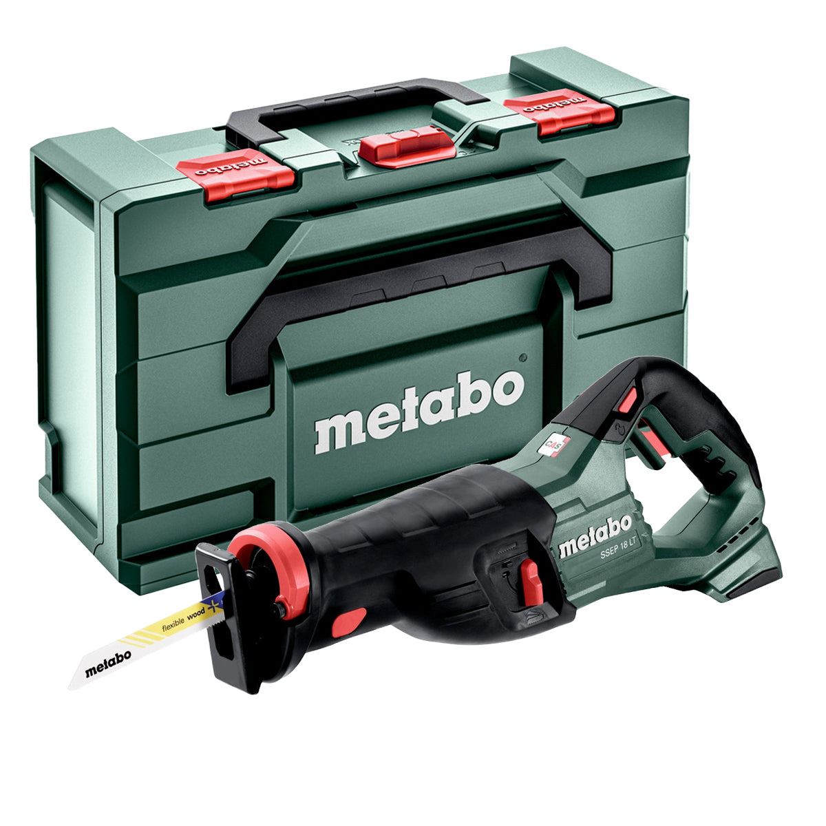 Metabo SSEP 18 LT 18V Sabre Saw with 1 x 4.0Ah Battery Charger & Metabox