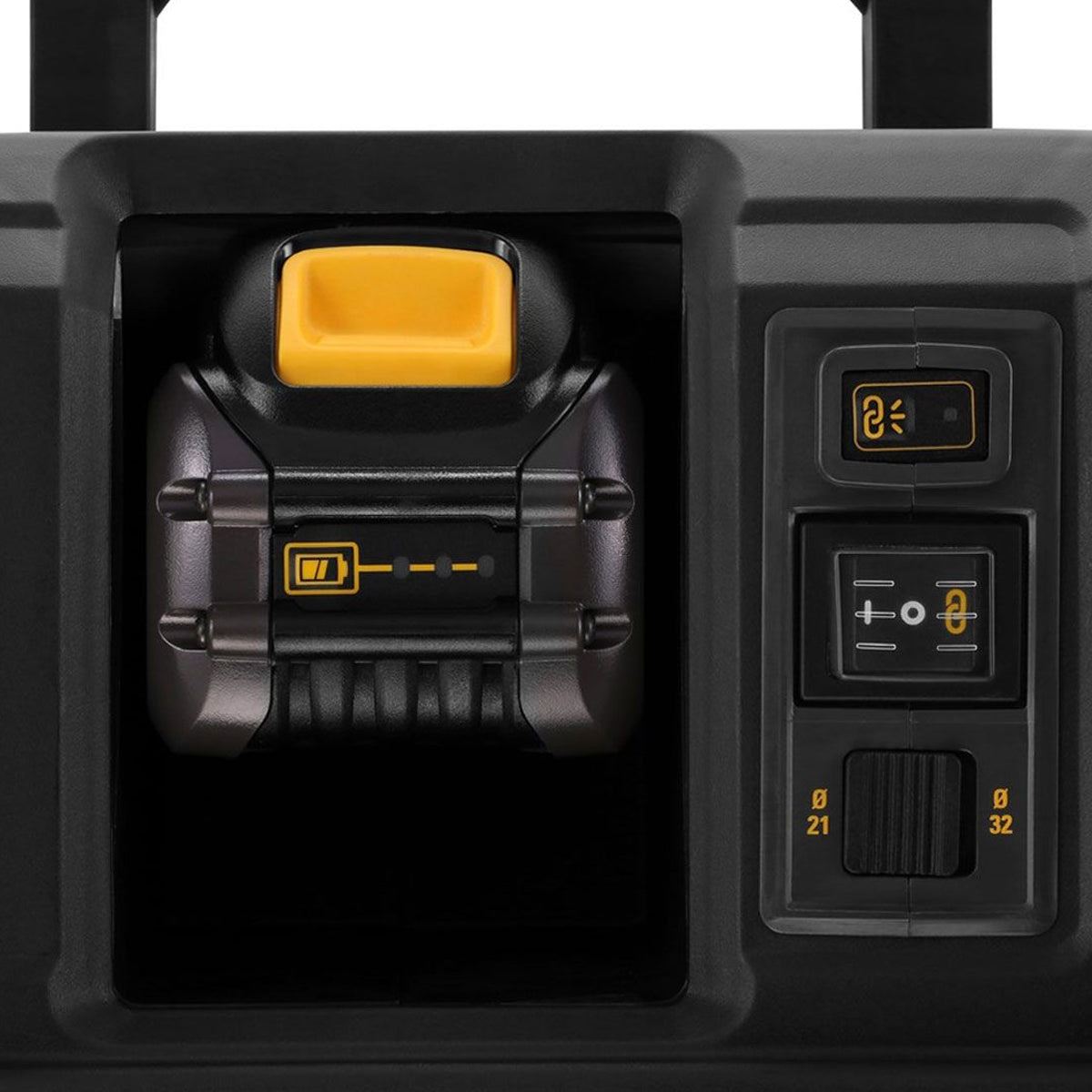 Dewalt DCV586MT2 54V Flexvolt Brushless M-Class Dust Extractor with 2 x 6.0Ah Battery Charger & Filters