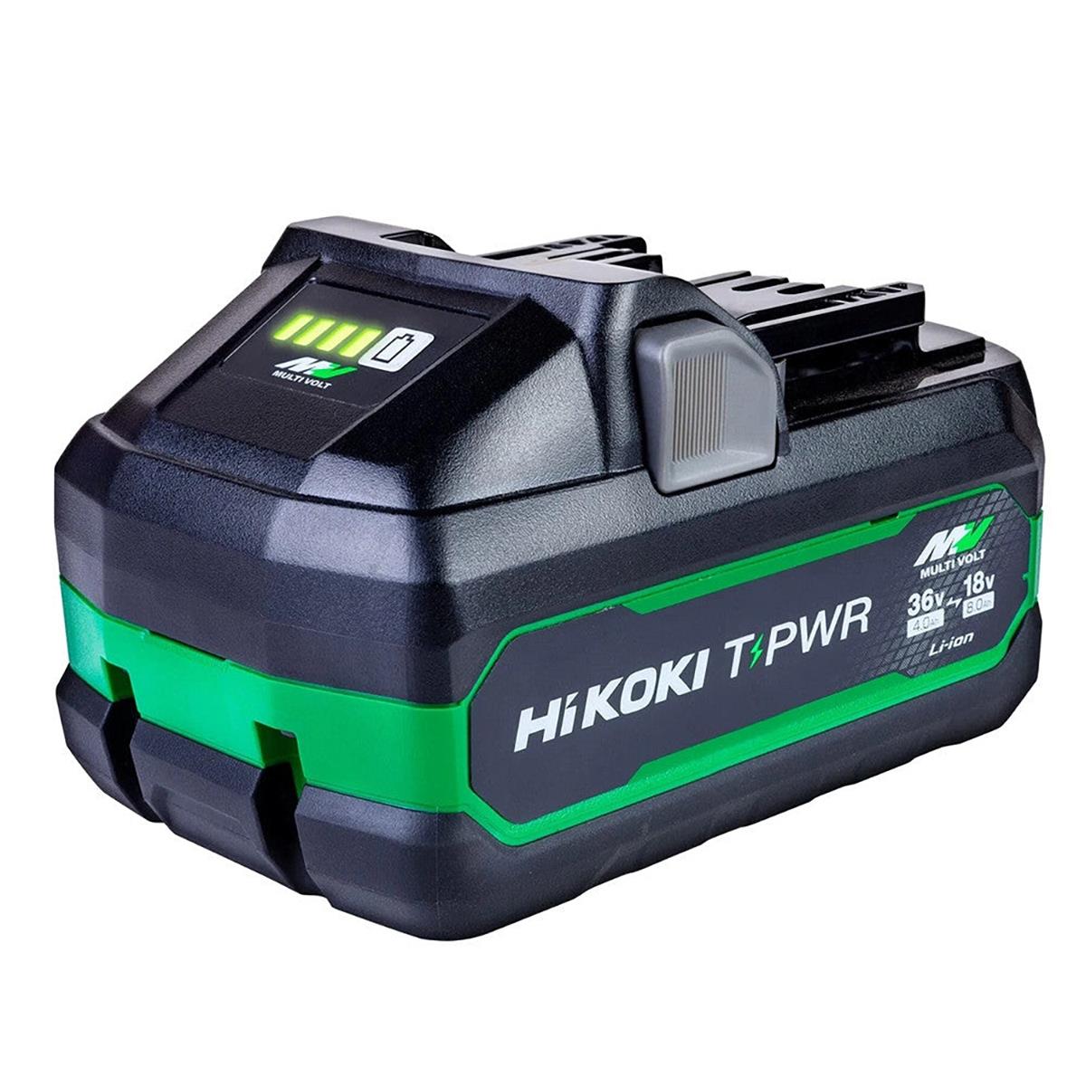 Hikoki UC36YSL2JAZ 36V/18V T-PWR MultiVolt Starter Pack 2 x 4.0Ah/8.0Ah BSL3640MVT Tabless Battery & UC36YSL2 Fast Charger