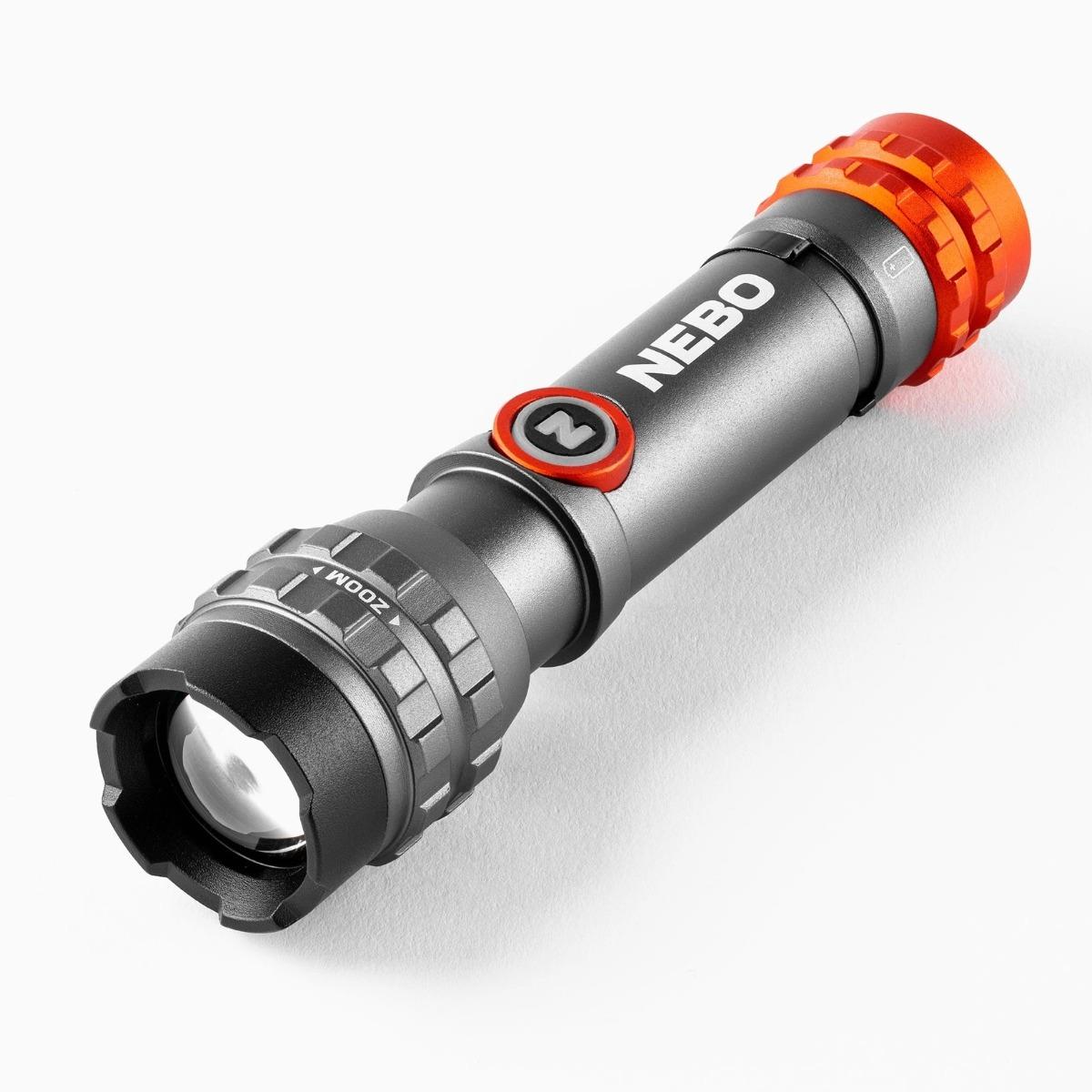 Nebo Davinci Flex Rechargeable LED Torch 450 Lumens NEB-FLT-1046-G