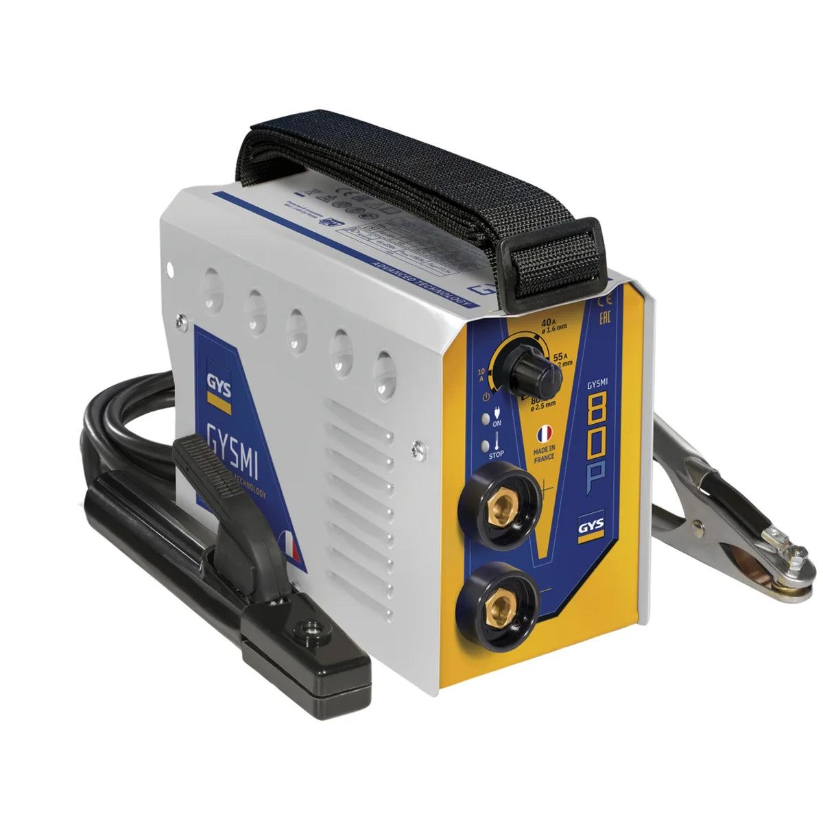 GYC GYS029958 GYSMI 80 P Arc Welder 240V Inverter Technology, Anti-Stick, Ideal for DIY & Professional Welding