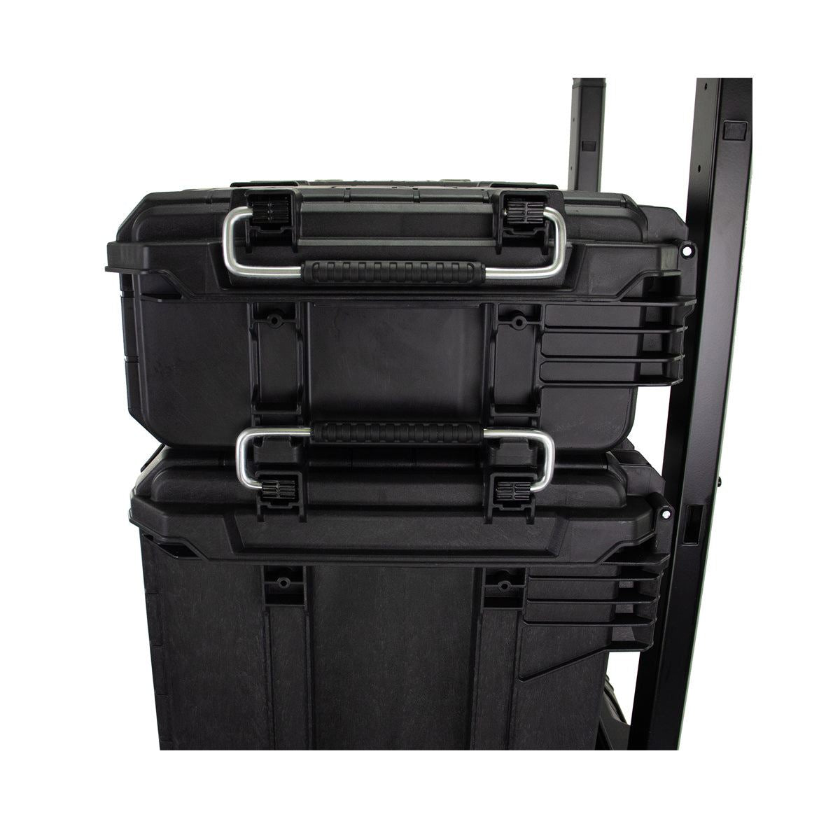 JCB SITESYS-ST 3-Piece Modular Tool Storage System with Cart, Tool Box & Organiser Case with Heavy Duty Wheels