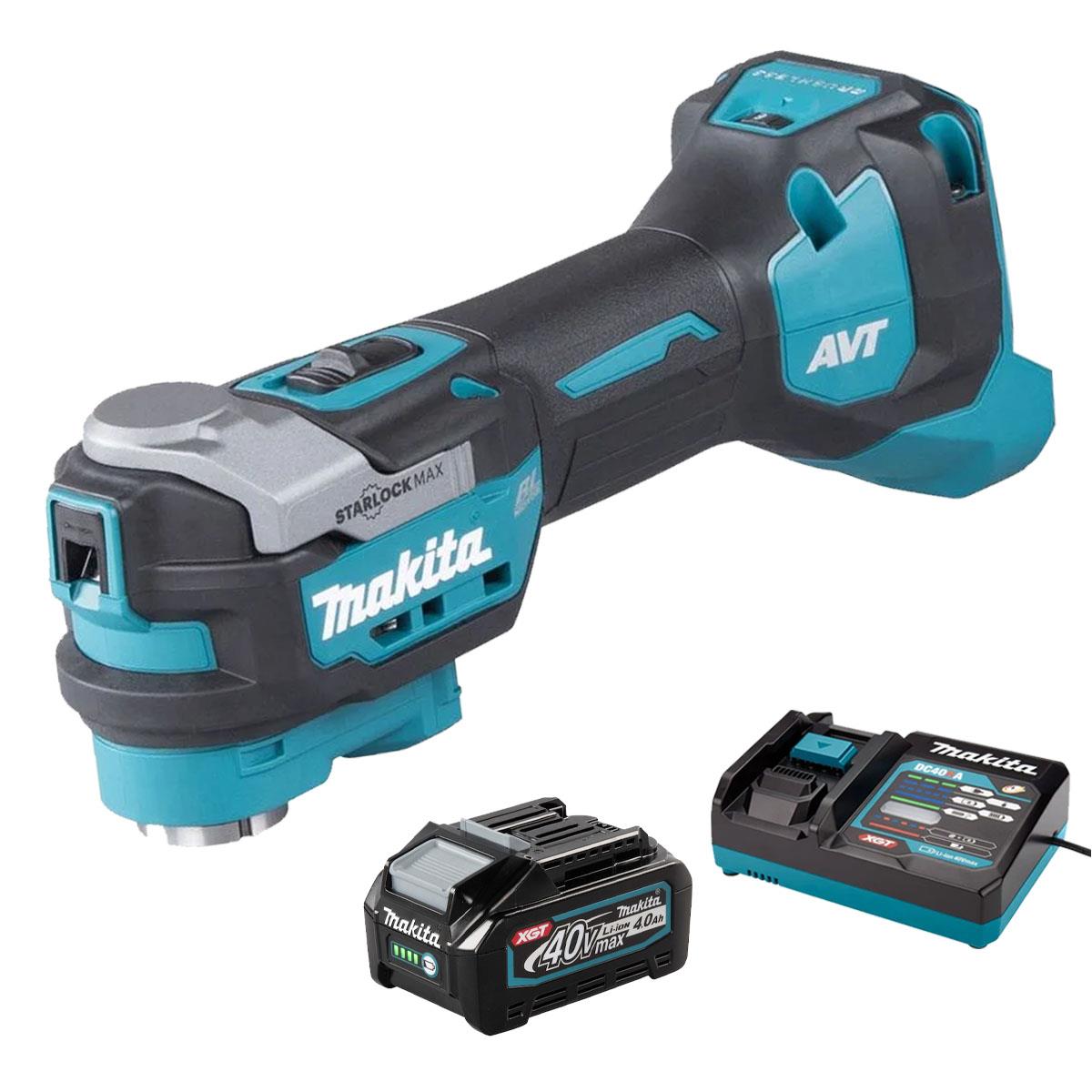 Makita TM001GZ 40V Max XGT Brushless Multi Tool With 1 x 4.0Ah Battery & Charger